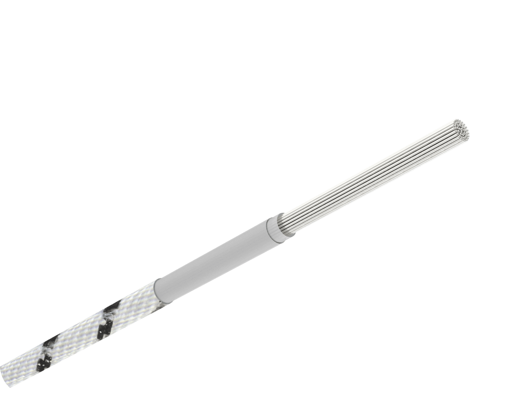 High-temperature electrical resistance cables